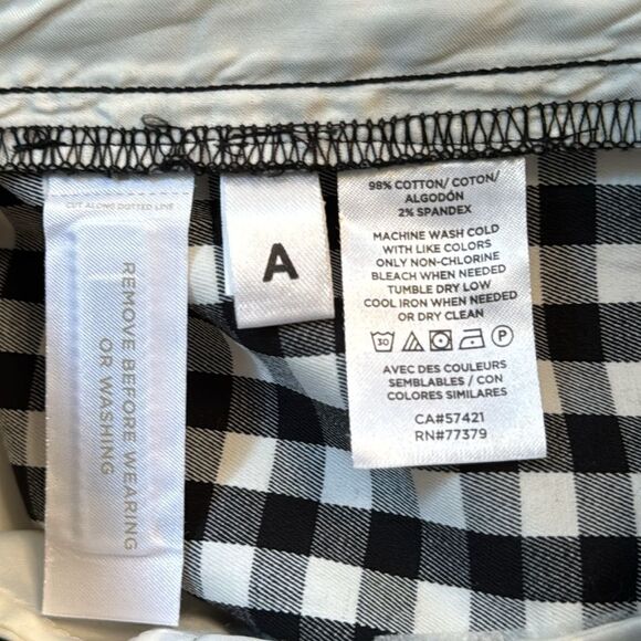 Ann Taylor Classic  Checked Shorts - Picture 6 of 8